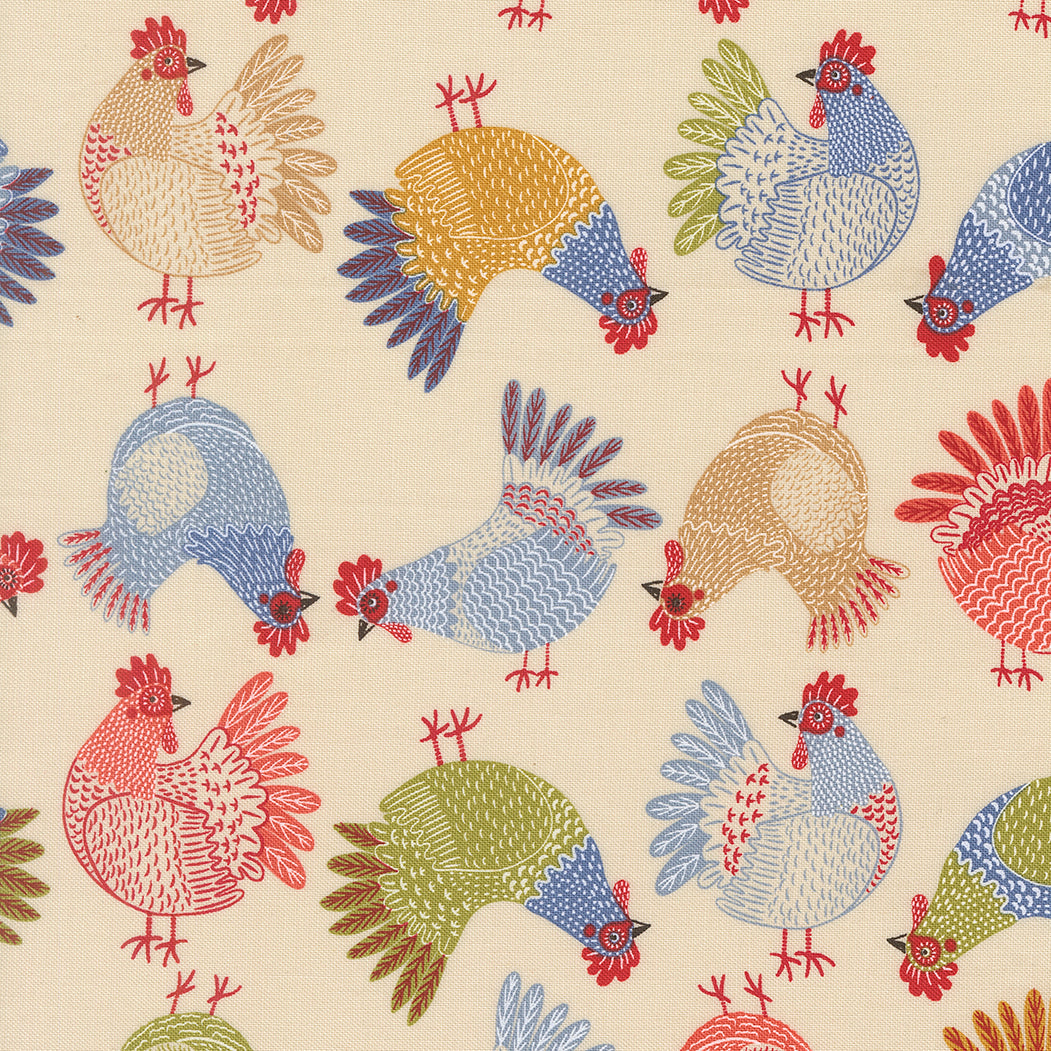 The Henhouse 2.5 Mini Charm Pack by Gingiber Moda