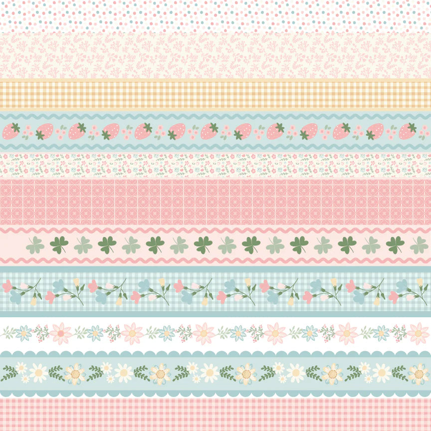 Pemberley Park PE261216 Pemberley Row Multi Lori Woods Poppie Cotton - Half Yard