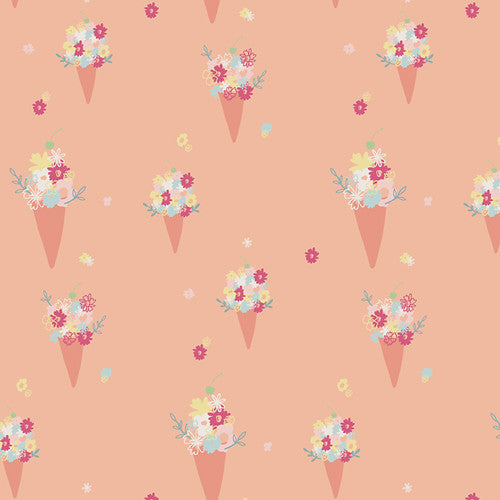 BLOOMING ICE CREAM DAYDREAM PATTY BASEMI ART GALLERY FABRICS DDR-25447 HALF YARD