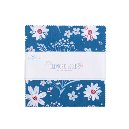 Firework Fields 5" Stacker by Gracey Larson for Riley Blake Designs 5-17580-42