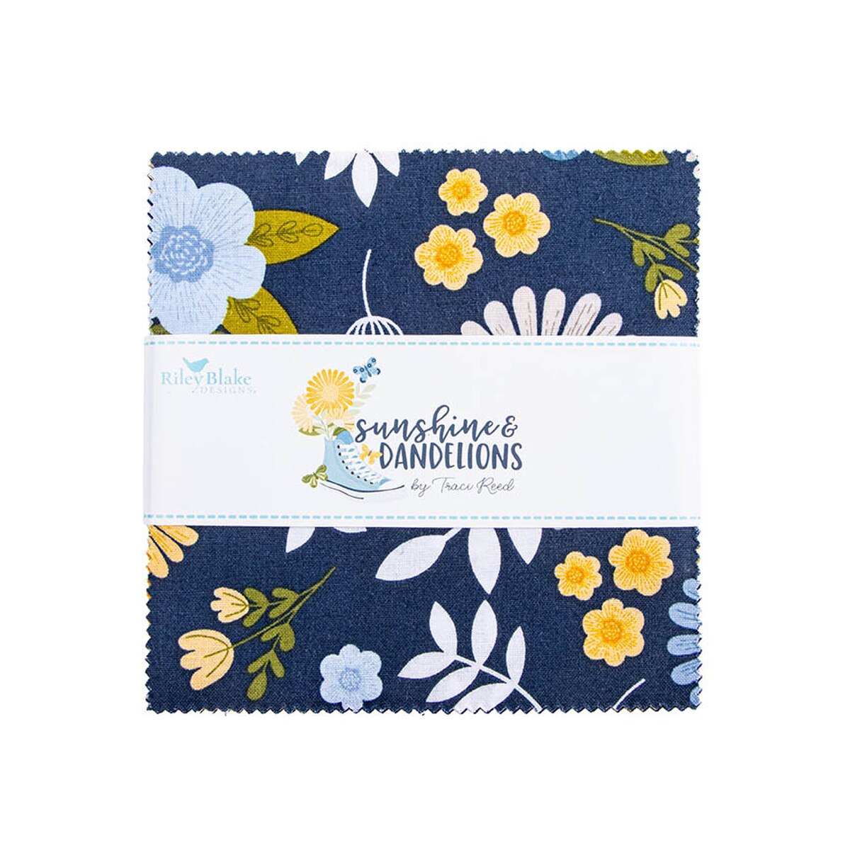 Sunshine & Dandelions 5" Stacker 5­-17920­-42 Traci Reed Riley Blake