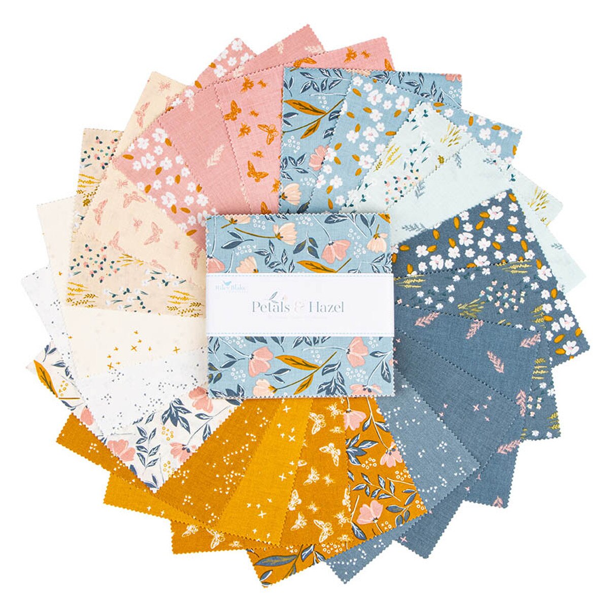 Petals & Hazel 5" Stacker Charm Pack Simple Simon & Company Riley Blake 5­-18220­-42