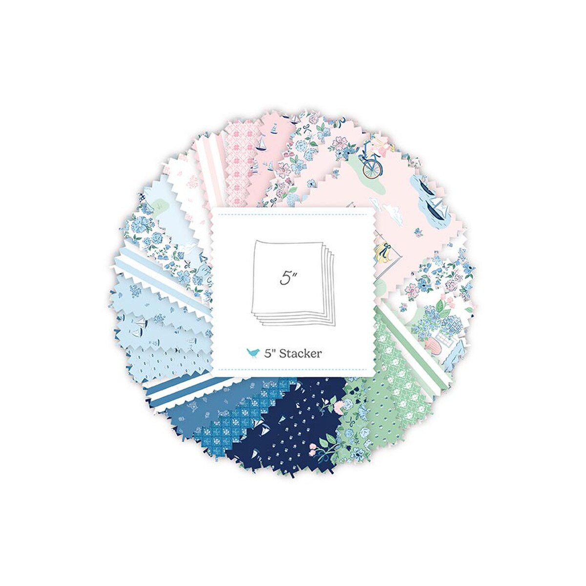 Coastal Dreams 5" Stacker Tasha Noel Riley Blake 5­-18650­-42