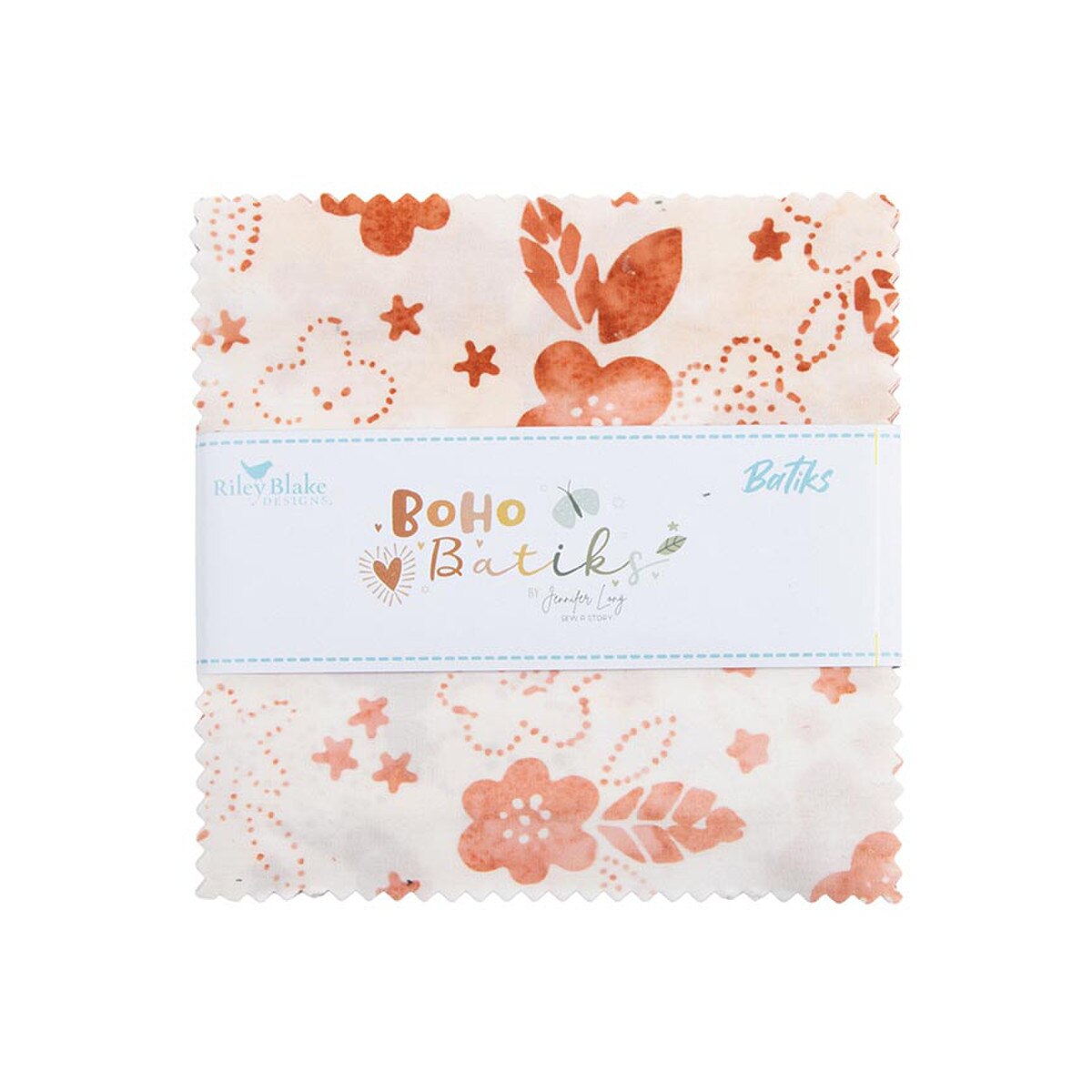 Boho Batiks 5" Charm Pack Stacker 5-BT23777-42 Jennifer Long Riley Blake