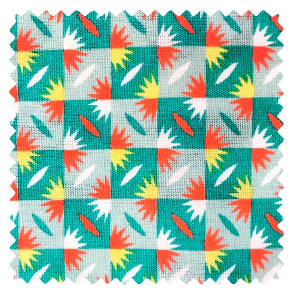 Petit Pan Sunset Emerald Poplin 848 Half Yard x 60"