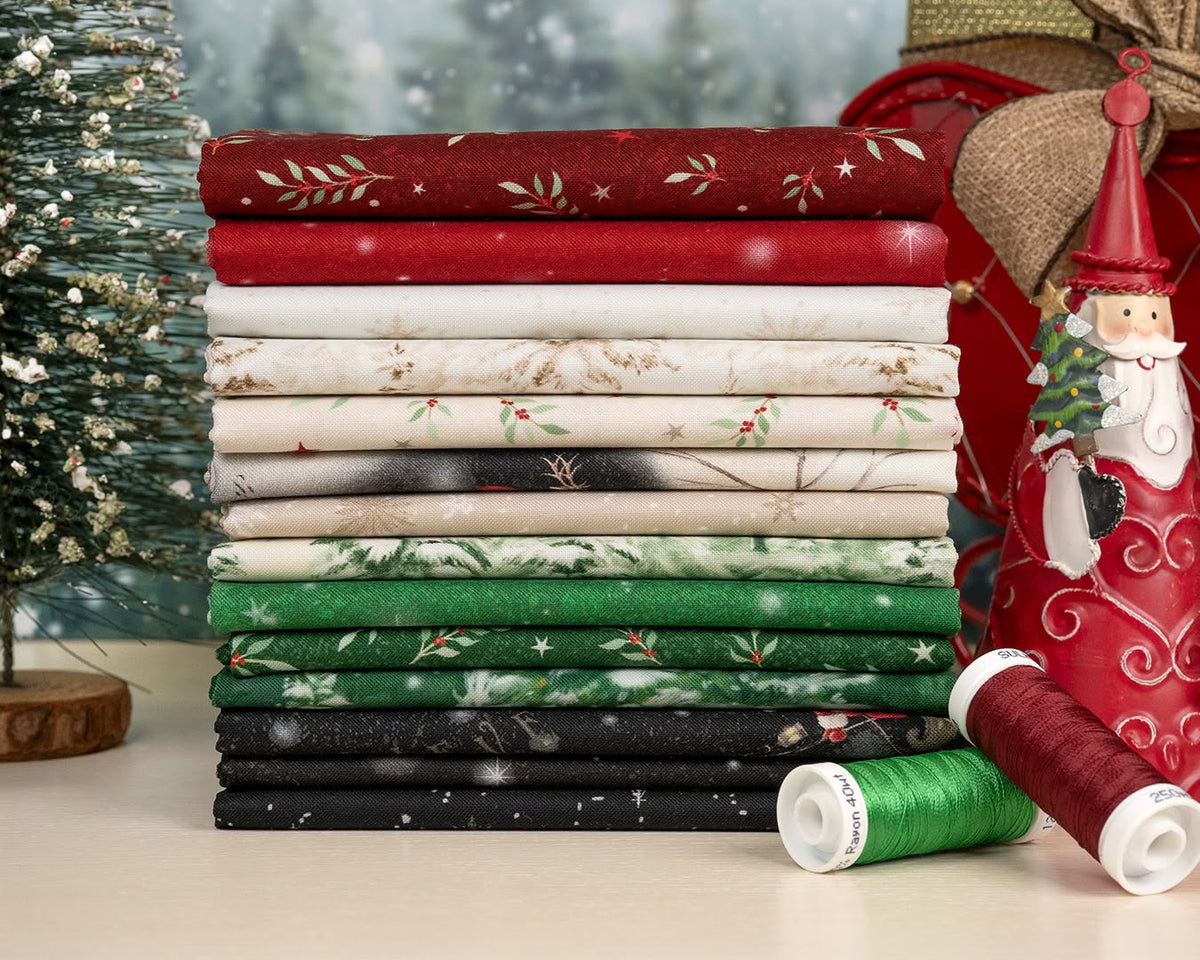 Believe Santa's Scenic BELI05815MU Sarah Summers P&B Half Yard