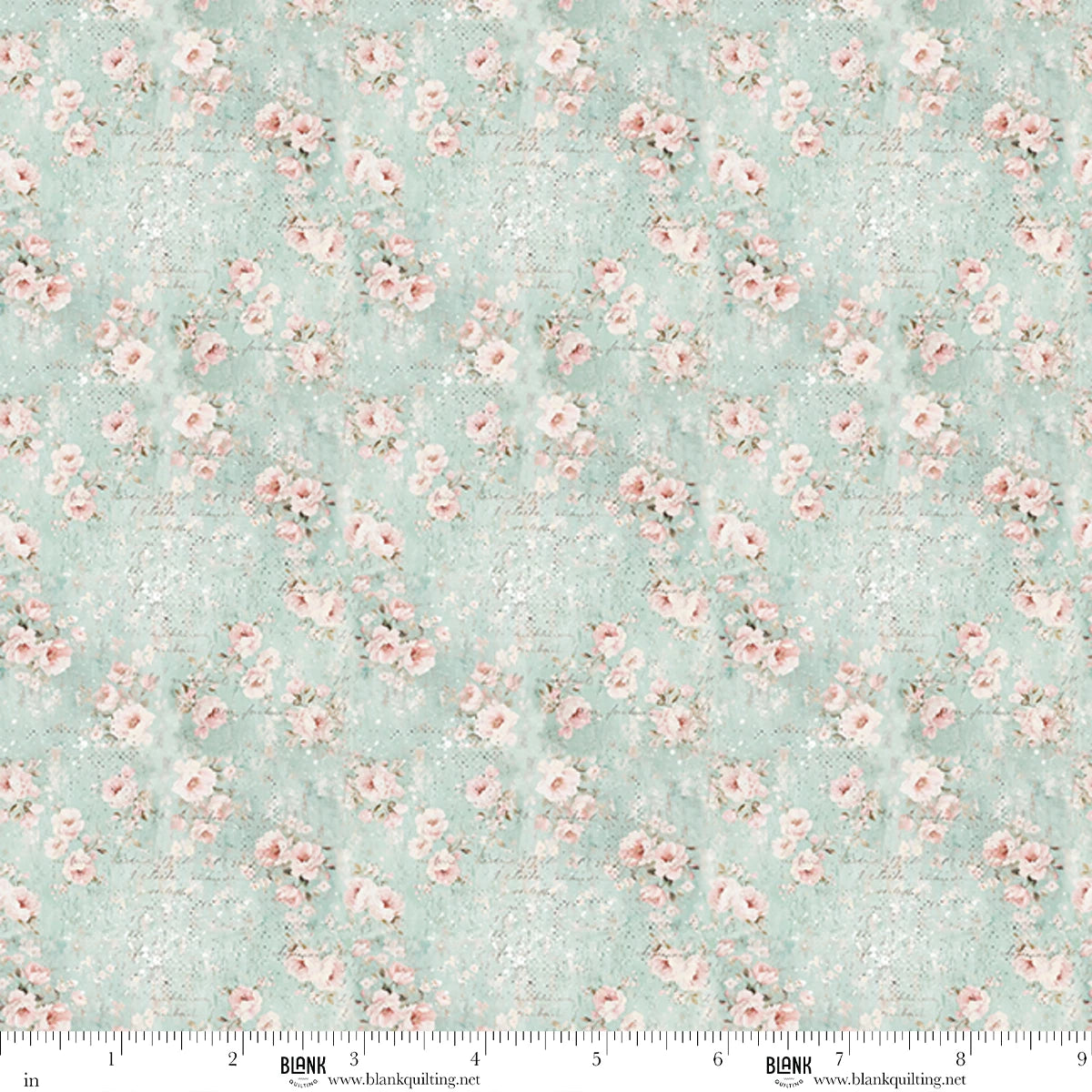 Buttons and Keepsakes Floral and Texture 5362-71 Frank Garcia Blank Quilting Half Yard