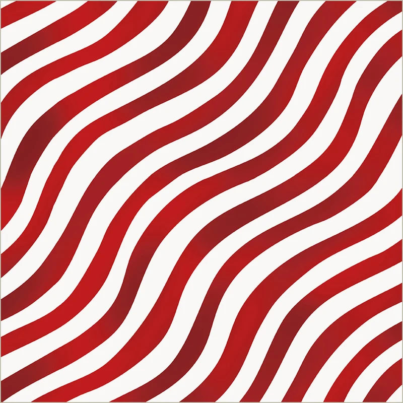 All-American Christmas 55280-5 Red Waving Stripes Windham Half Yard