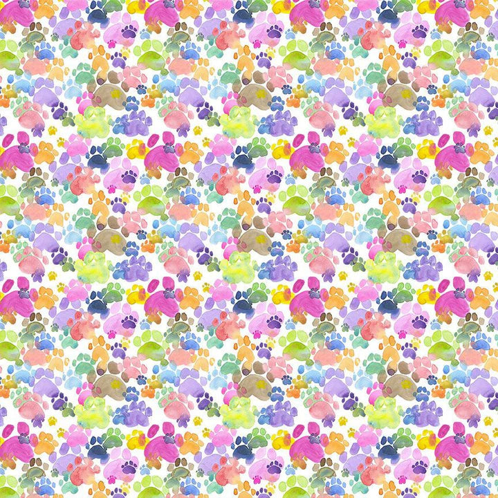 Big Dog Walk Talk To the Paw STELLA-DKS3128 Dear Stella Half Yard