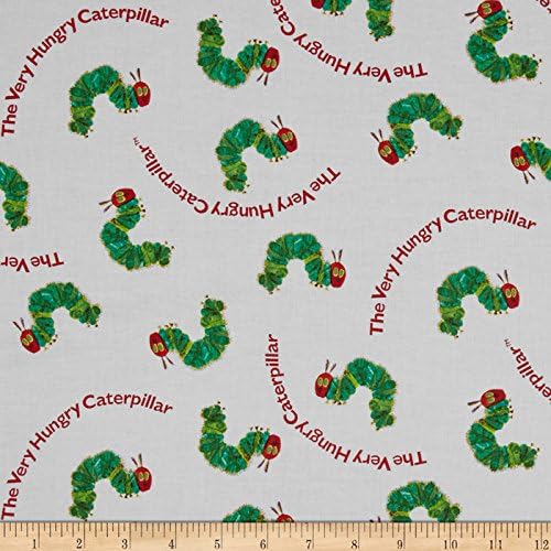 The VHC Classics A-7762-G The Very Hungry Caterpillar Green Andover Half Yard