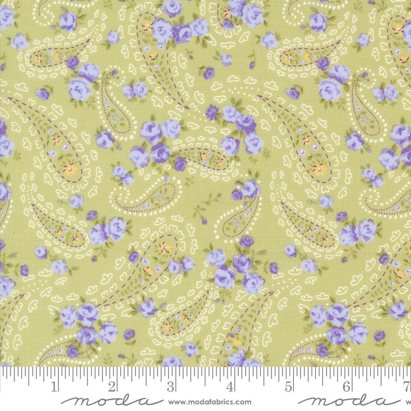 Georgia Paisley Willow Brenda Riddle Designs Moda 18773 13 Half Yard