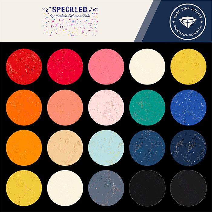 Speckled Confetti RS5027 15 Ruby Star By the Half Yard