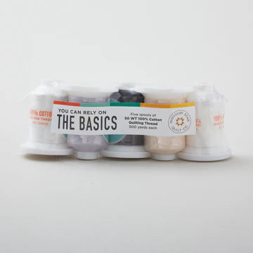Missouri Star 92505 The Basics 50 Wt Cotton Thread Stash Builder 5 Pack