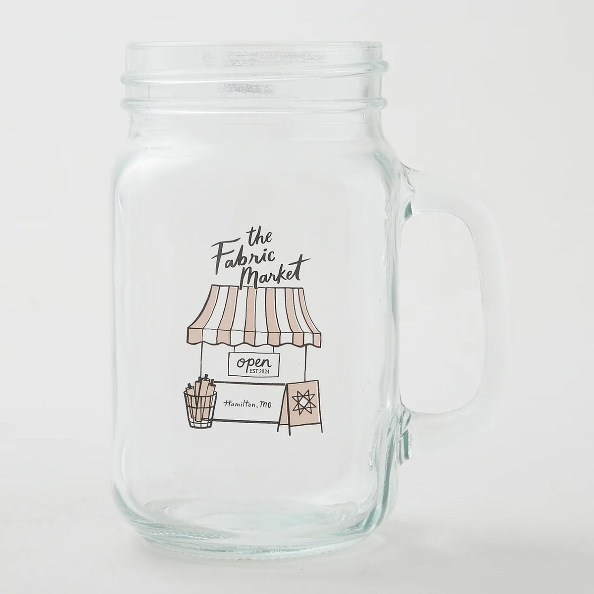 Missouri Star Fabric Market Limited Edition 16oz Mason Jar Mug