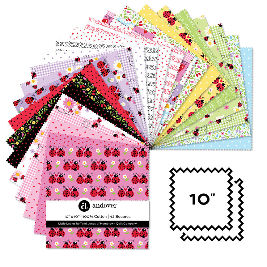 Little Ladies 10" Squares Tami Jones Hometown Quilt Company Andover