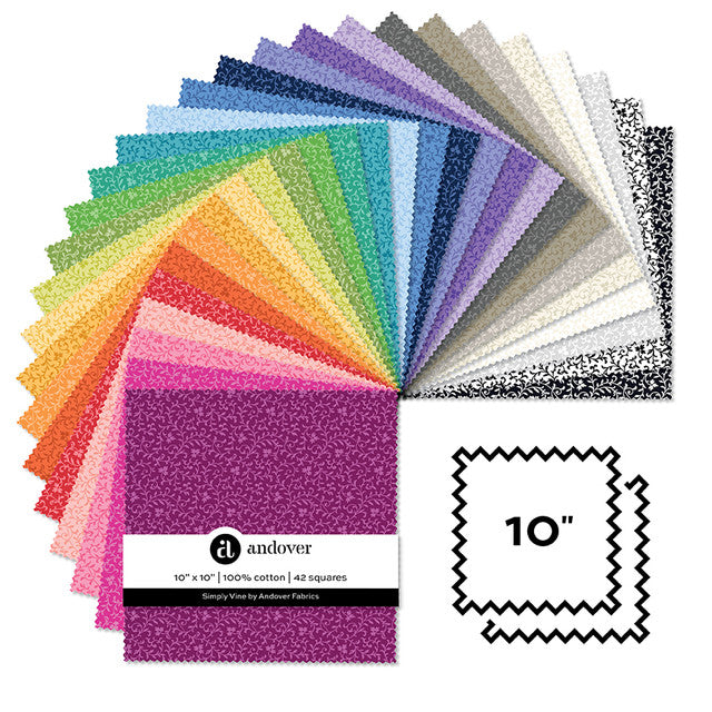 Simply Vine 10" Square Layer Cake 10-SIMVI-42 Andover