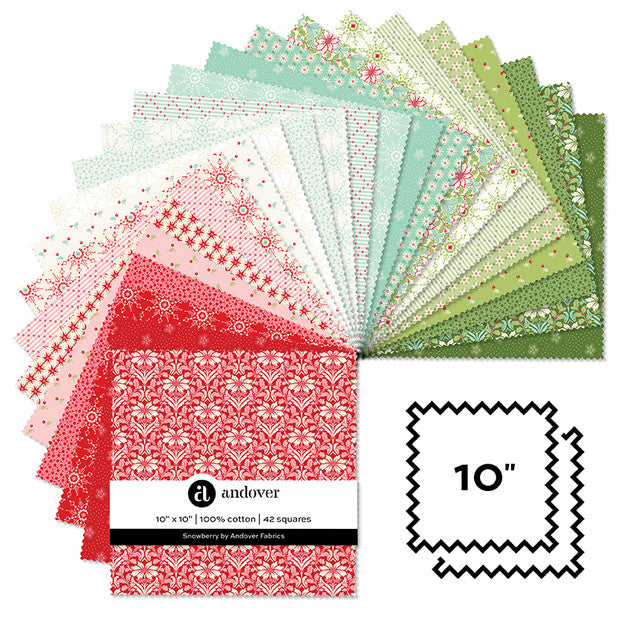 Snowberry 10" Square Layer Cake 10-SNOWB-42 Andover