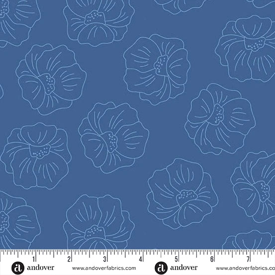 Oh Say Can You Sew Semper Fi Navy A-10004-B Amy Latta Andover Half Yard