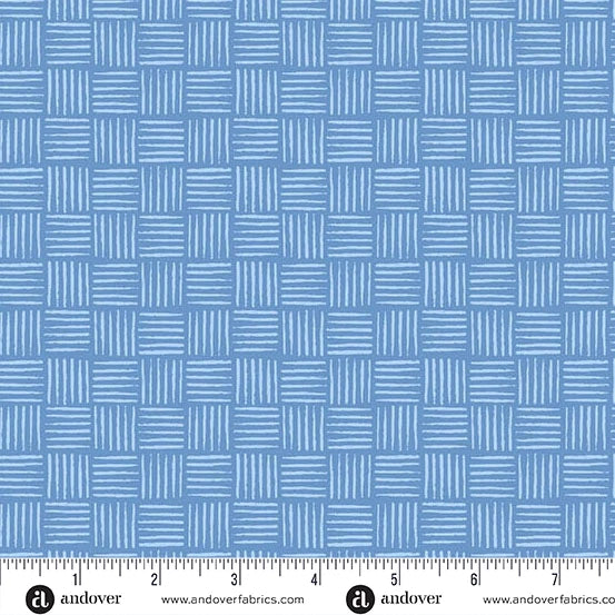 Oh Say Can You Sew Gallantly Streaming Cornflower Blue A-10005-LB Amy Latta Andover Half Yard