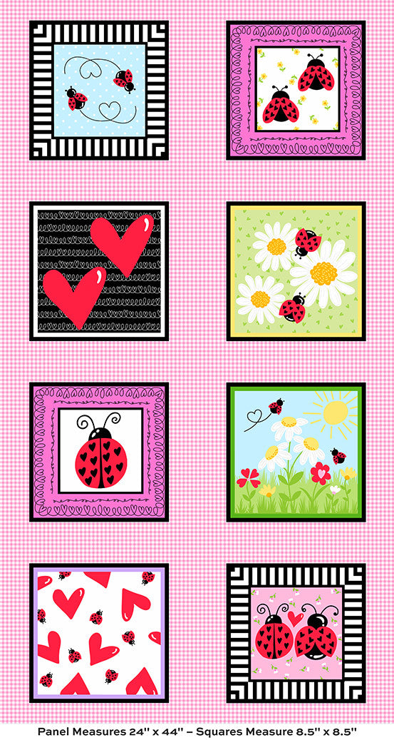 Little Ladies 24" Panel Pinky Promise Tami Jones Andover