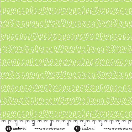 Little Ladies Hide and Seek Fern A-10504-G Tami Jones Andover Half Yard