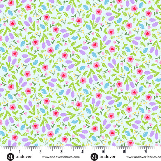 Little Ladies Giggle Garden Sky A-10506-LB Tami Jones Andover