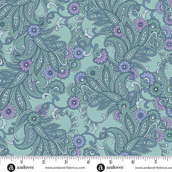 GRASSY FIELDS HERITAGE AT DAYS END DESIGNS SARAH MAXWELL ANDOVER FABRICS A1092T HALF YARD