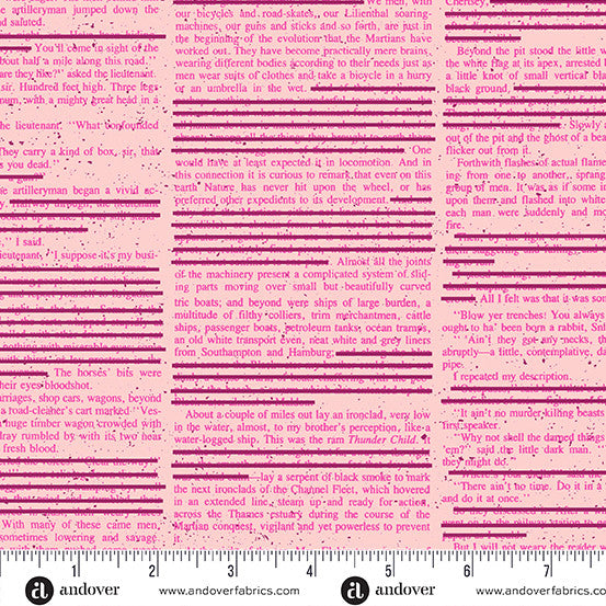 Scrawl A-1213-E Redacted Redux Flush Giucy Giuce Andover Half Yard
