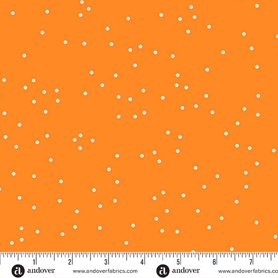 Orange Sequin Andover A13710 Half Yard