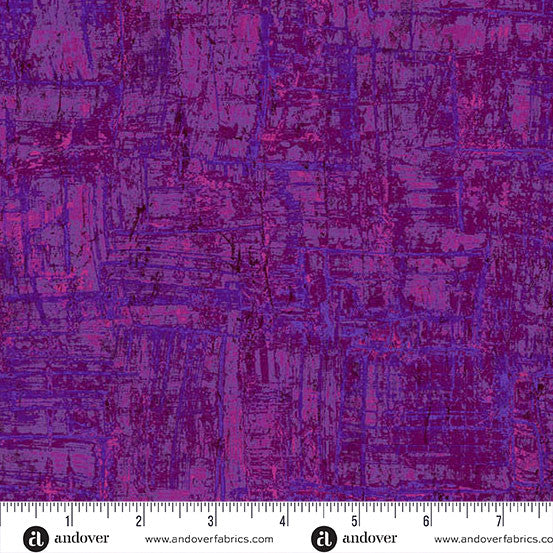 Nitty Gritty Dark Violet Jordan Fabrics Andover Fabrics A-1434-P Half Yard
