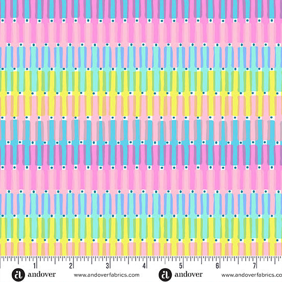 Color Pop Playground Shelved Candy KP Creates Andover Fabrics A-1700-L Half Yard