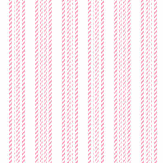 Magnolia A-861-LE Stripe Light Pink ⁠Edyta Sitar Andover Half Yard