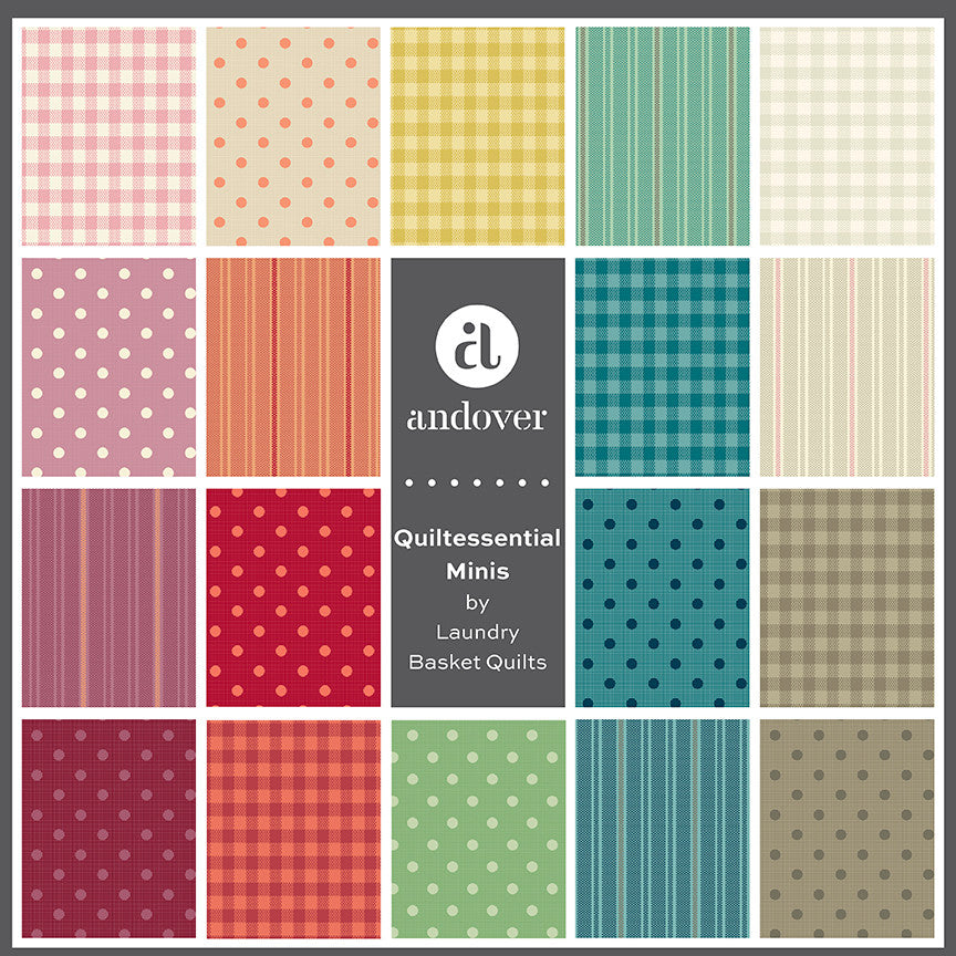 Quiltessential Minis 5-QUILM-42 Charm Pack Andover 42 Pcs Asst