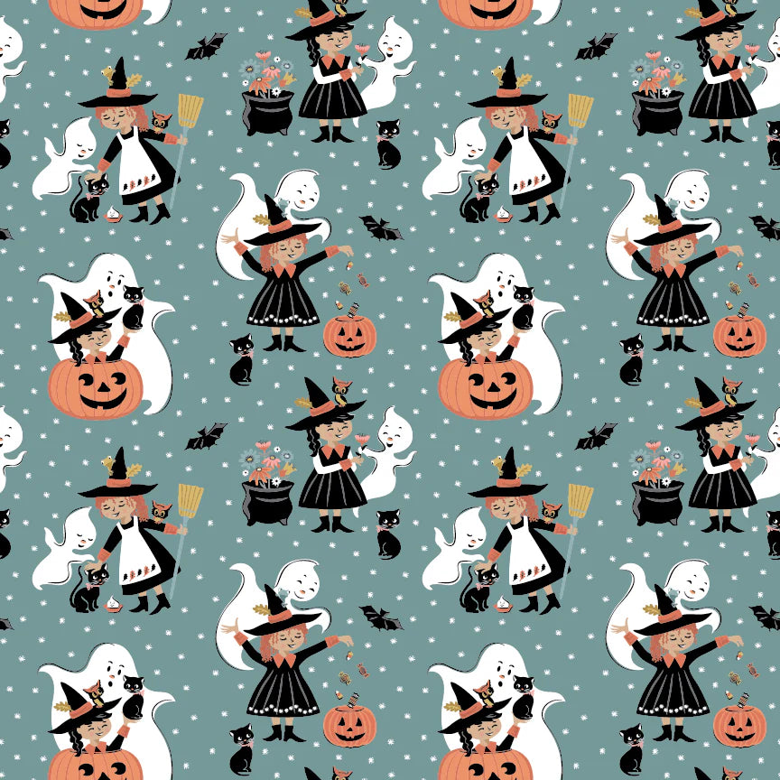 The Good Witch GW271403 Good Witches Night Sky Shari McCulley Poppie Cotton Half Yard