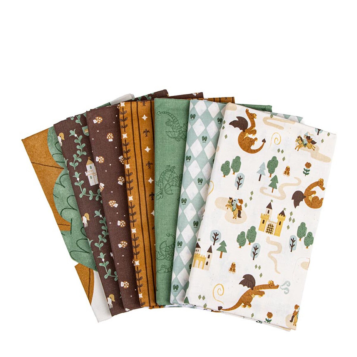 Faraway Kingdom Sand 7-Yard Bundle by Natalia Juan Abello for Riley Blake Designs