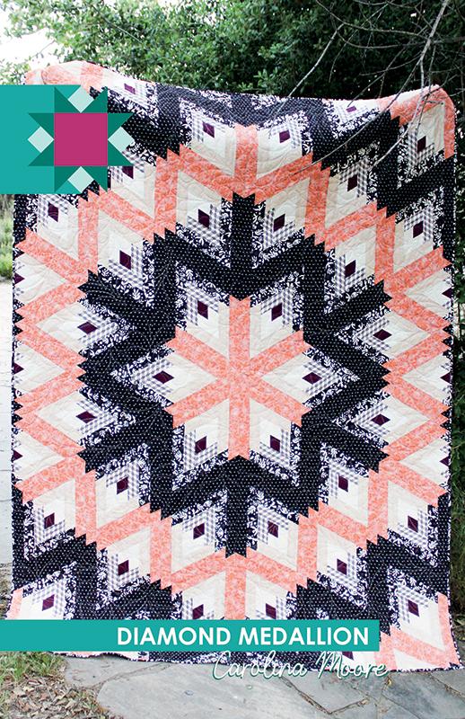Diamond Medallion CM202402 Quilt Pattern Carolina Moore Moda Each