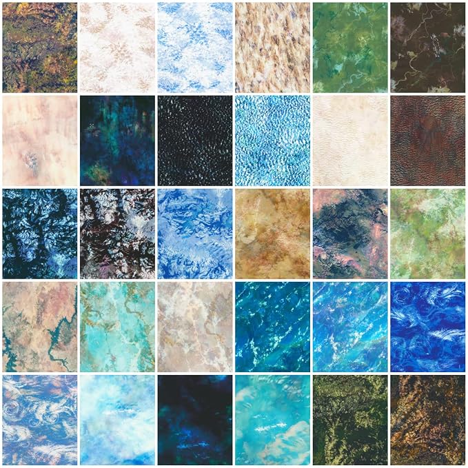 Earth Views Roll Up 2.5" Strips Jelly Roll Karen Nyberg RU-1074-40 Robert Kaufman