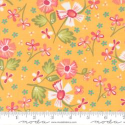 In The Garden Garden Flowers Goldenrod 29230 18 Corey Yoder Moda Half Yard