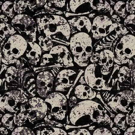 Scary Spice 8829S-19 Mist Dem Bones Funny Girl Studio E Half Yard