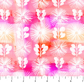 Painted Garden Daisy Wash 91058-20 Josephine Kimberling FIGO Northcott Half Yard