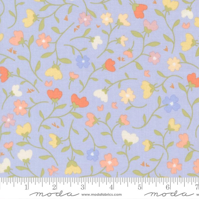 Pastel Prairie Tossed Floral Mist My Sew Quilty Life MODA 31780 22 Half Yard