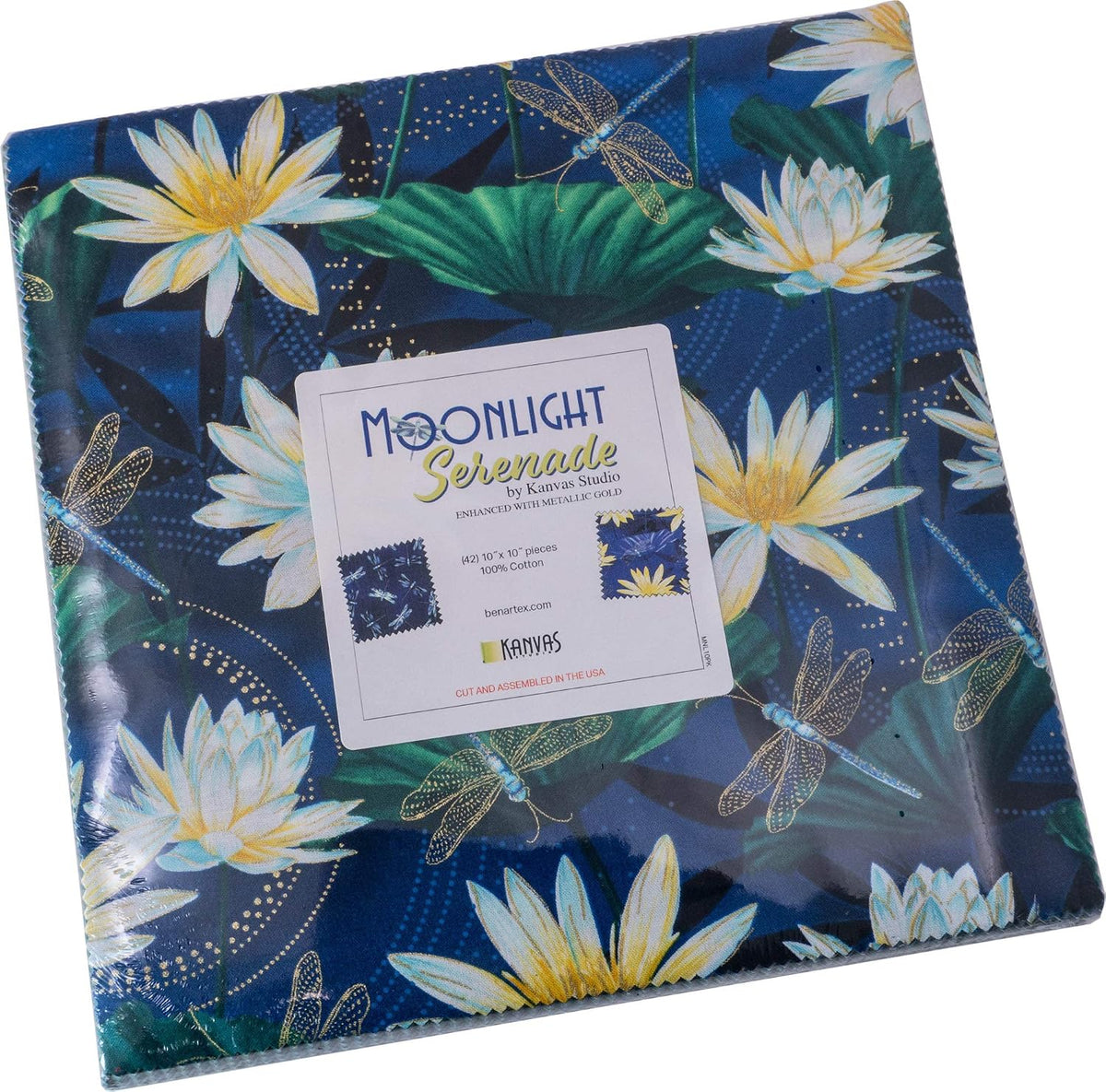 Moonlight Serenade 10" Sauares Layer Cake Kanvas Studio MNL10PK Benartex