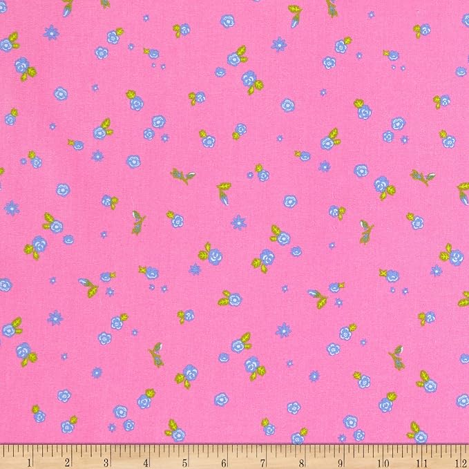 Sun Print 2019 A-8903-E1 Floral Pink Alison Glass Andover Half Yard