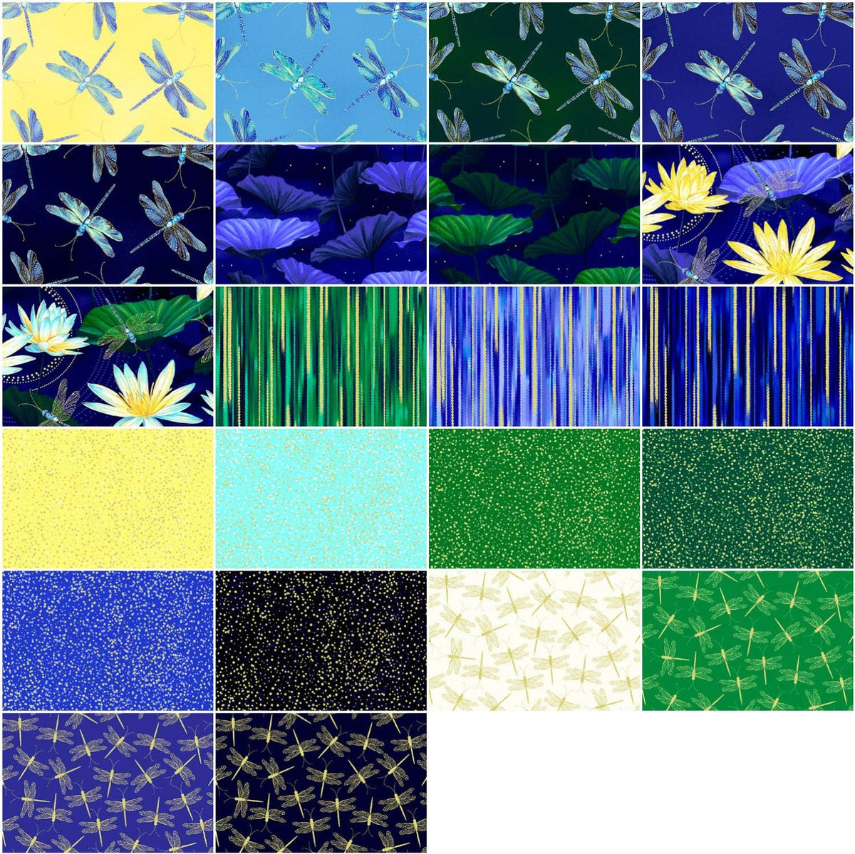 Moonlight Serenade 10" Sauares Layer Cake Kanvas Studio MNL10PK Benartex