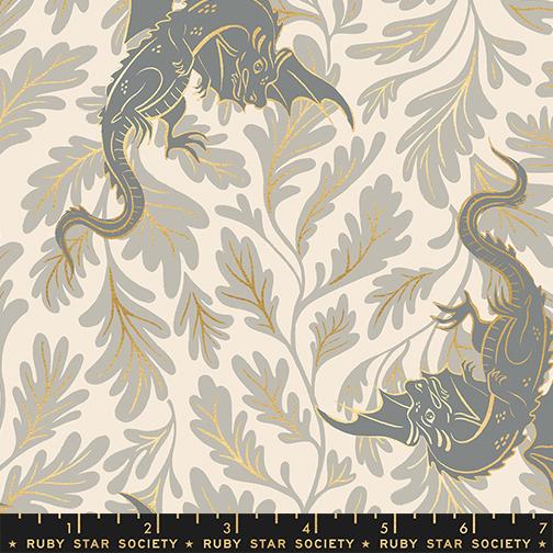 Fireglow Metallic RS2132 11M Oyster Moda Fabrics Half Yard - PREORDER