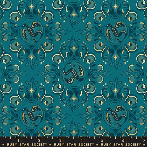 Fireglow Metallic RS2136 14M Galaxy Moda Half Yard - PREORDER