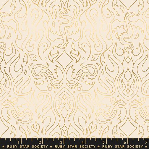 Fireglow Metallic RS2137 11M Shell Moda Ruby Star Fabrics Half Yard - PREORDER