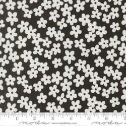Petal Accent Florals Black As Night True To Hue by Alli K Desgn for Moda Fabrics 11562 12 By the Half Yard