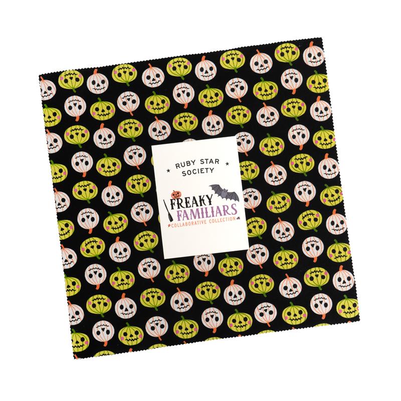 Freaky Familiars Layer Cake® 10" x 10" Ruby Star MODA RS5190LC 42 Asst Pieces