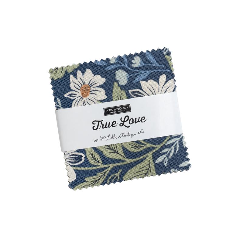True Love Mini Charm 2.5x2.5 Lella Boutique MODA 5260MC 42 Asst Pieces